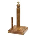 Vintiquewise Decorative Wood Paper Towel Holder with Stand for Kitchen, Dining Room, and Office QI004389